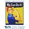 We Can Do IT! American USA Recruiting Counted Cross Stitch Chart Pattern